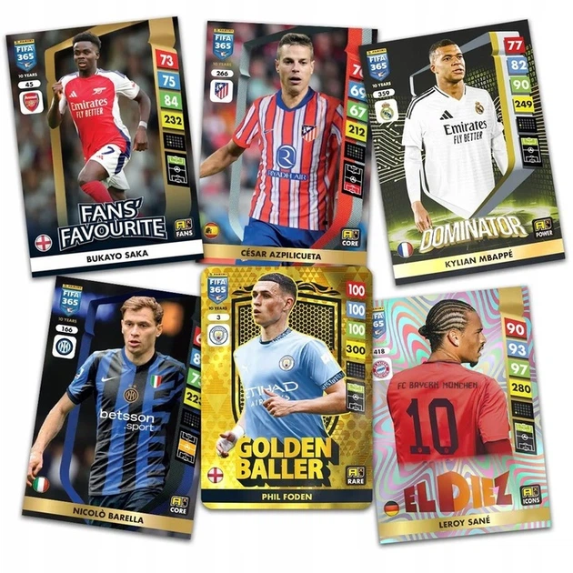 Zestaw kart kolekcjonerskich Panini Mini Collector's Box Fifa 365 Adrenalyn Xl 2025 (8051708014730) - obraz 5