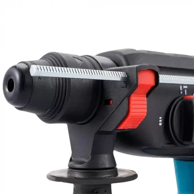 Дрель-перфоратор с 2 аккумуляторами 48V в пластиковом кейсе Hammer Drill Черный - изображение 4