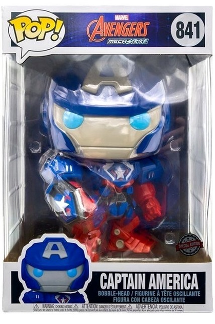 Figurka do gry Funko POP! Marvel Avengers Captain America 841 (0889698558266) - obraz 1