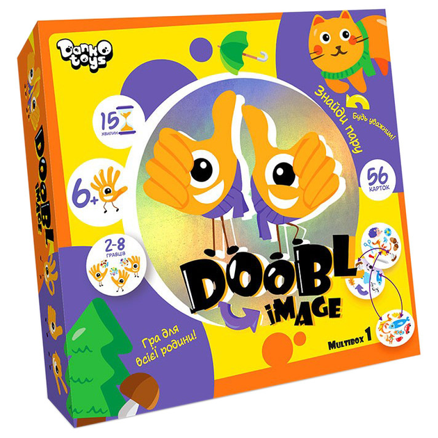 Развлекательная настольная игра "Doobl Image" DBI-01-01U на укр. языке Мультибокс 1 - Фото 1 Развлекательная настольная игра "Doobl Image" DBI-01-01U на укр. языке Мультибокс 1 - изображение 1