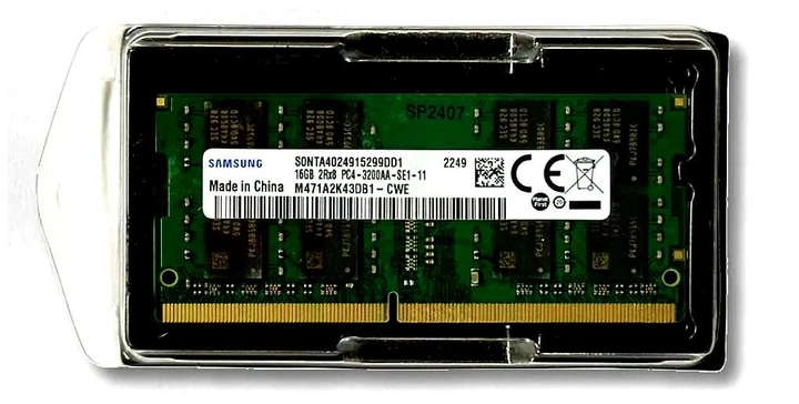 Samsung M471 DDR4 SO-DIMM 1x16GB M471A2K43DB1-CWE - купить