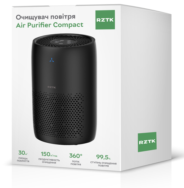Очиститель воздуха RZTK Air Purifier Compact - изображение 13