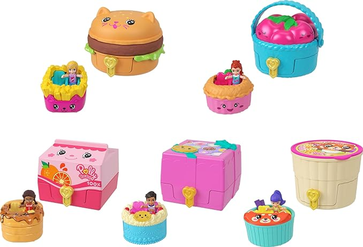 Фігурка сюрприз Mattel Polly Pocket Ланч JCR44 (0194735274956) - зображення 5