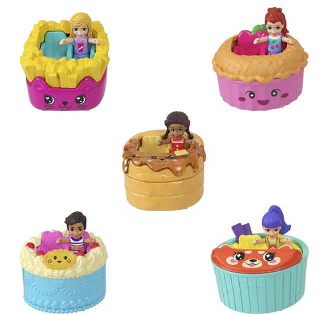 Фігурка сюрприз Mattel Polly Pocket Ланч JCR44 (0194735274956) - зображення 6