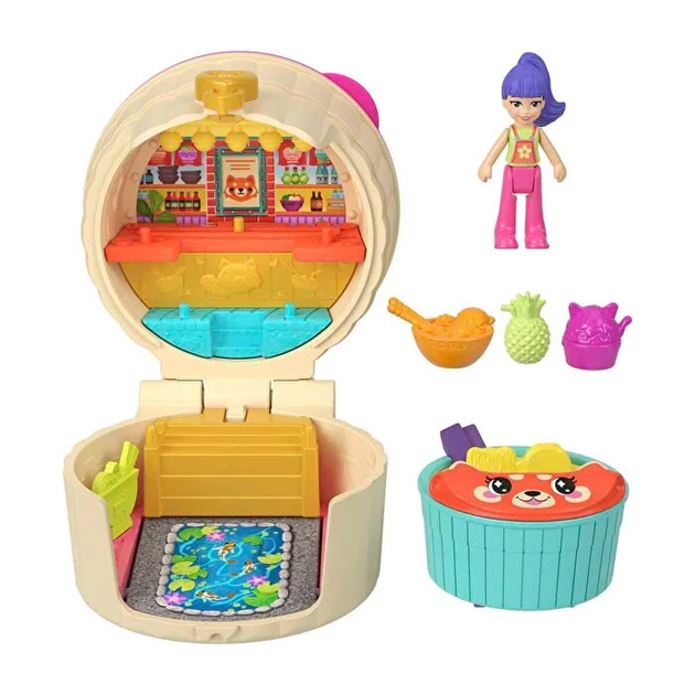 Фігурка сюрприз Mattel Polly Pocket Ланч JCR44 (0194735274956) - зображення 7