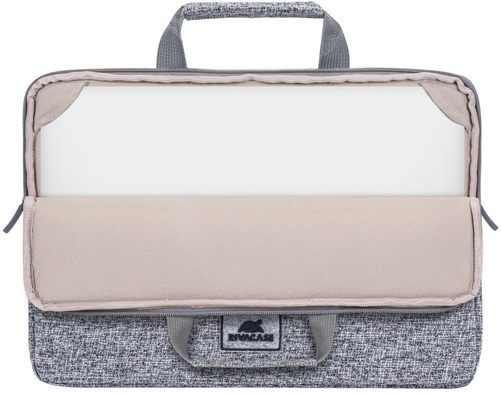 Etui na laptopa RIVACASE Anvik 7913 13.3-14" Light Grey (RC7913_GY) - obraz 5