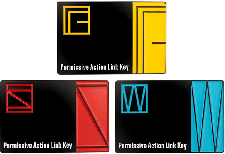 Набір ключів Fanattik Metal Gear Solid Replica Keycard Set Limited Edition (5060948293525) - зображення 3