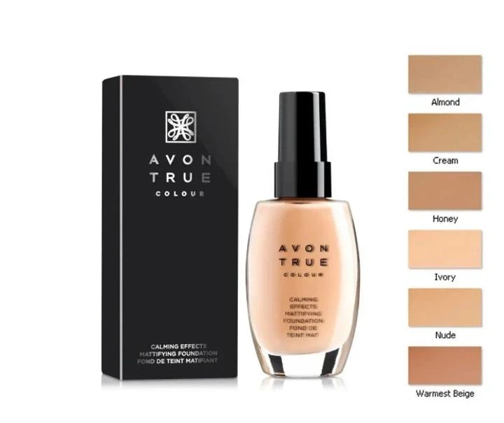 Матуючий тональний крем Avon для обличчя «Спокійне сяйво» Nude/Натуральний, 30 мл - зображення 2