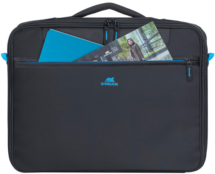 Torba na laptopa RIVACASE Regent 8087 16" Black (RC8087_BK) - obraz 4