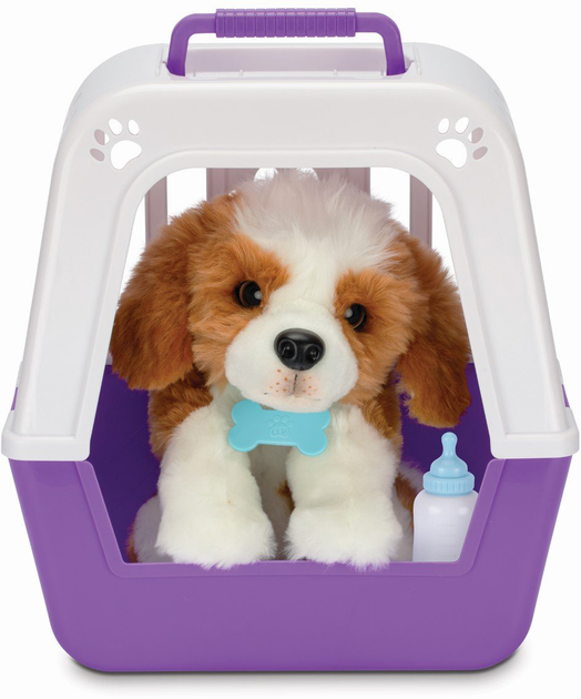 Maskotka interaktywna Little Live Pets Piesek z transporterkiem (5902251500306) - obraz 3