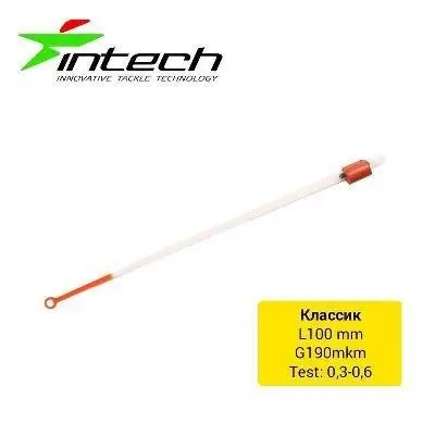 Кивок лавсановий Intech Класик 100 мм (1 шт.) (0.3 — 0.6 г) FS0634581 - Фото 1 Кивок лавсановий Intech Класик 100 мм (1 шт.) (0.3 — 0.6 г) FS0634581 - изображение 1