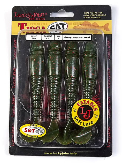 Виброхвост TIOGA FAT LJ Pro Series 4,5 "/ PA16 *4 140147-PA16 - Фото 2 Виброхвост TIOGA FAT LJ Pro Series 4,5 "/ PA16 *4 140147-PA16 - изображение 2