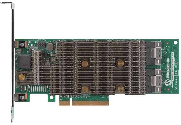 Контроллер RAID Microchip SmartRAID 3204-8i SAS/SATA/NVMe PCIe 4.0 x8 14.8 Gb/s (3204C8IXS) - изображение 2
