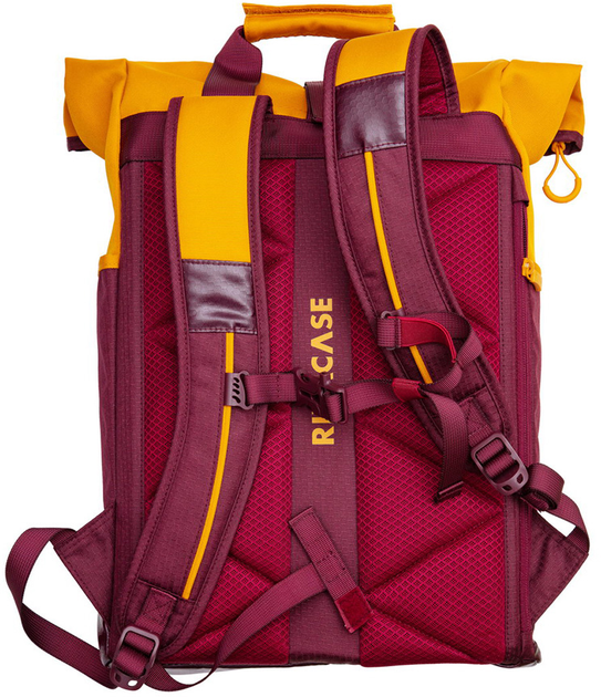 Рюкзак для ноутбука RIVACASE Dijon 5321 15.6" Burgundy Red/Yellow (RC5321_BRG) - зображення 16