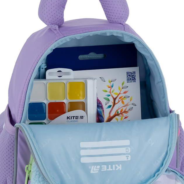 Рюкзак дитячий Kite Kids Purple Bunny 25х23х10 см 5 л (K25-2737XXS-1) - зображення 11
