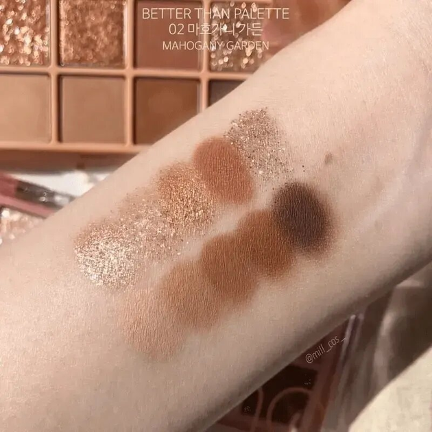 Paleta cieni do powiek Rom&nd Better Than Palette 02 Mahogany Garden 7.5 g (8809625243104) - obraz 5