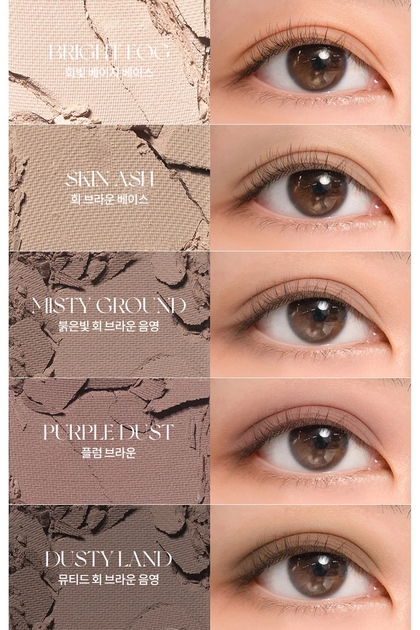 Paleta cieni do powiek Rom&nd Better Than Palette 04 Dusty Fog Garden 7.5 g (8809625243128) - obraz 7