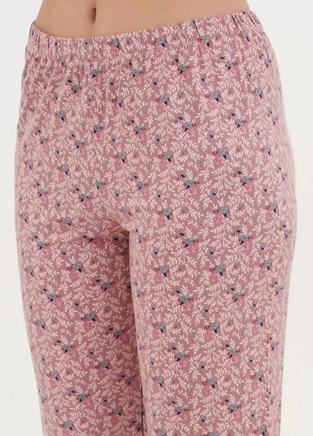 Комплект Cotpark футболка, бриджи 2XL розовый 14437-В - зображення 4