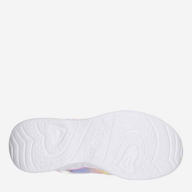 Дитячі з підсвіткою кросівки для дівчинки Skechers 302308L-SMLT 27 Сріблясті (194880886172) - зображення 5