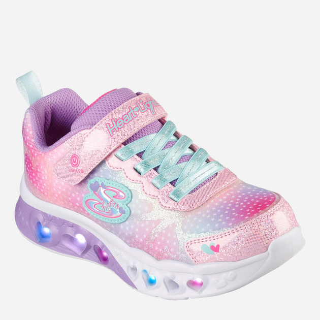 Дитячі з підсвіткою кросівки для дівчинки Skechers 302315L-PKMT 27.5 Рожеві (195969598634) - зображення 2