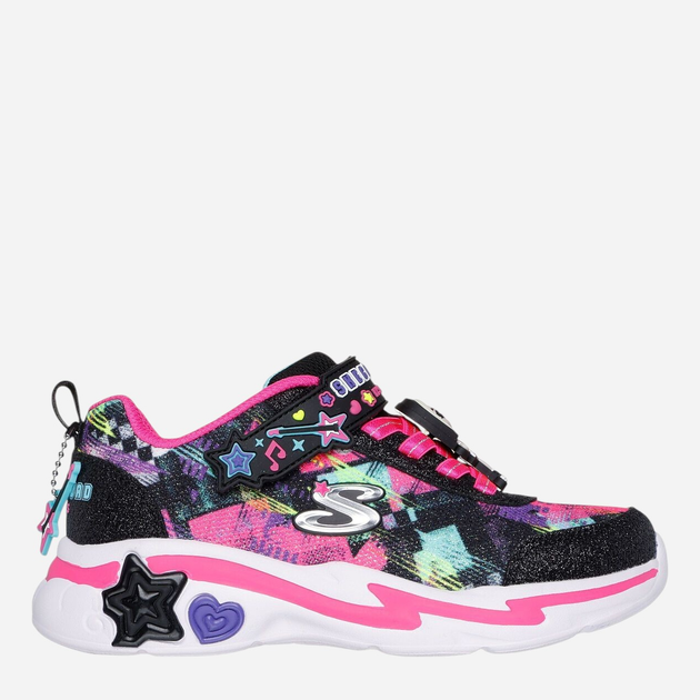 Дитячі кросівки для дівчинки Skechers Snuggle Sneaks 302214N-BKMT 24 Чорні (197976511415) - зображення 1