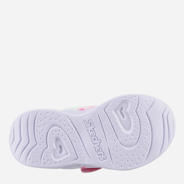 Дитячі з підсвіткою кросівки для дівчинки Skechers 302693N-PKTQ 22 Рожеві (197627289946) - зображення 7