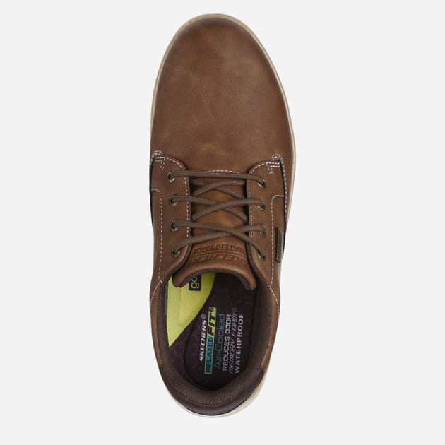 Чоловічі туфлі Skechers 205234-BRN 43 Коричневі (197976120426) - зображення 4