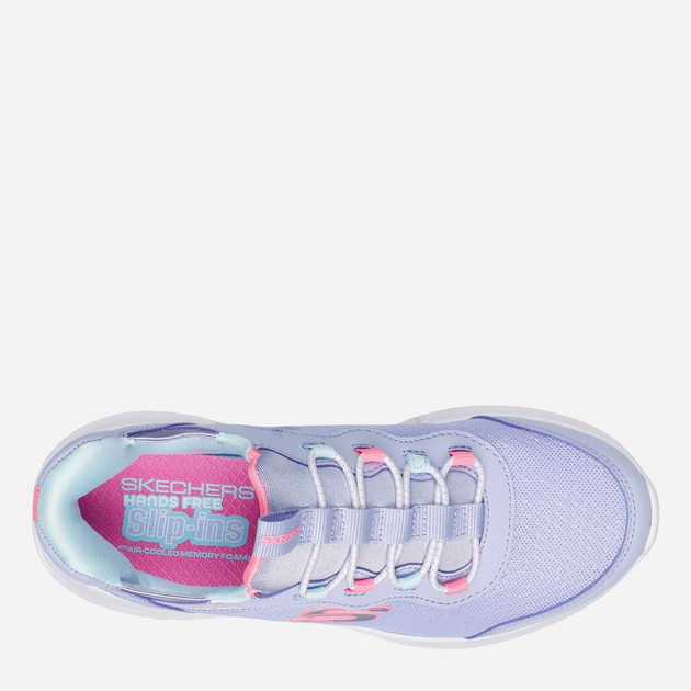 Buty sportowe chłopięce Skechers 303585L-LAV 35 Fioletowe (197976054950) - obraz 4
