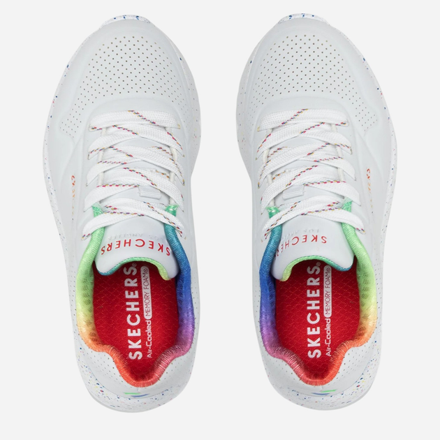 Buty sportowe chłopięce Skechers 310456L-WMLT 32 Białe (195969095553) - obraz 5