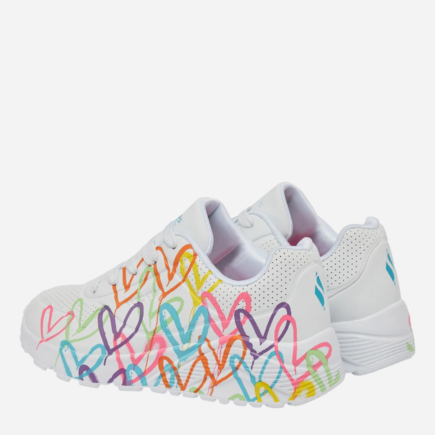 Дитячі кросівки для дівчинки Skechers 314064L-WMN 27.5 Білі (196642575546) - зображення 3