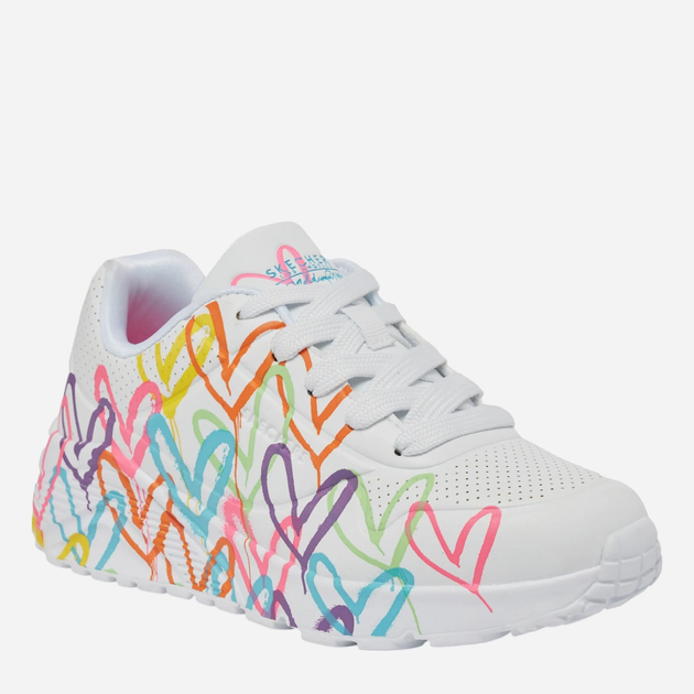 Buty sportowe chłopięce Skechers 314064L-WMN 31 Białe (196642575591) - obraz 2
