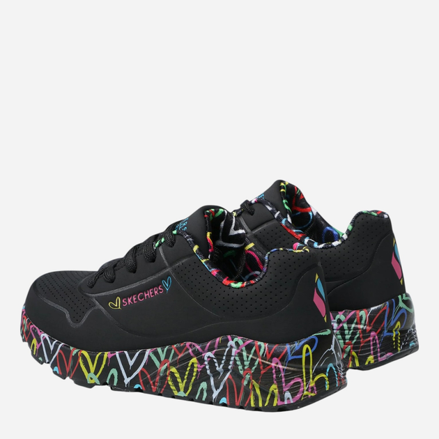 Buty sportowe chłopięce Skechers 314976L-BKMT 37.5 Czarne (195969054628) - obraz 3