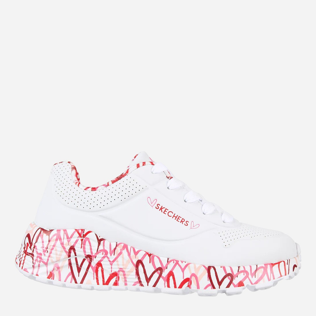 Buty sportowe chłopięce Skechers 314976L-WRPK 38 Białe (195969526118) - obraz 1