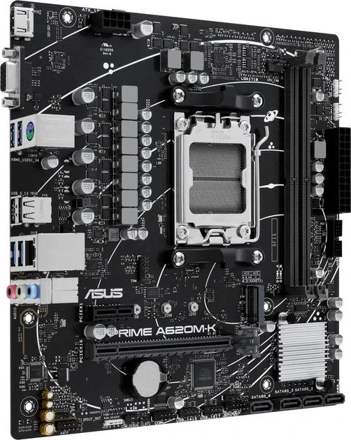 Материнська плата Asus Prime A620M-K - зображення 3