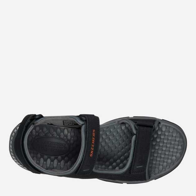 Чоловічі сандалії Skechers 204105-BLK 42 Чорні (194428173436) - зображення 4