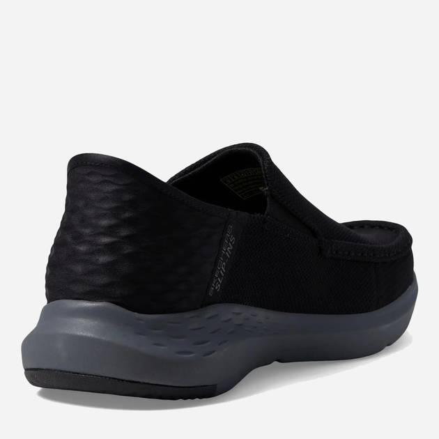 Mokasyny męskie Skechers 204804-BKCC 48.5 Czarne (196989820552) - obraz 3