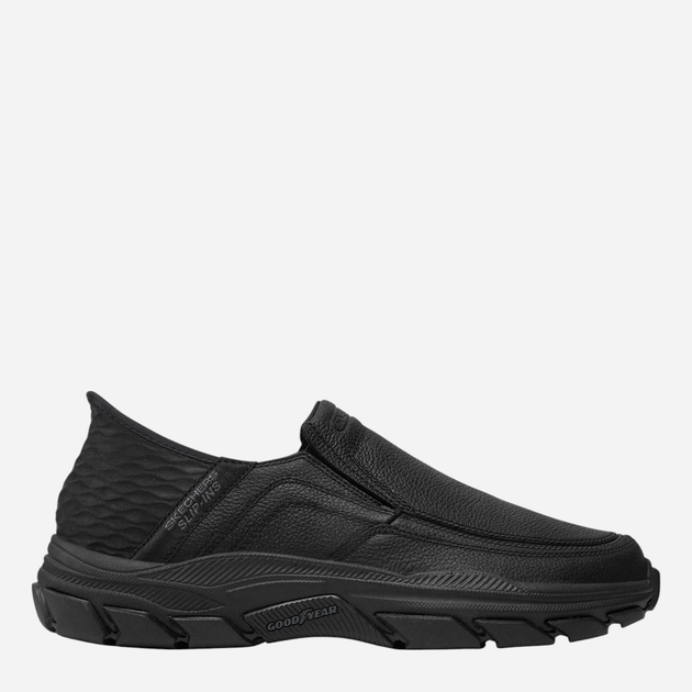 Półbuty męskie skórzane Skechers 204810-BBK 41 Czarne (197976500662) - obraz 1