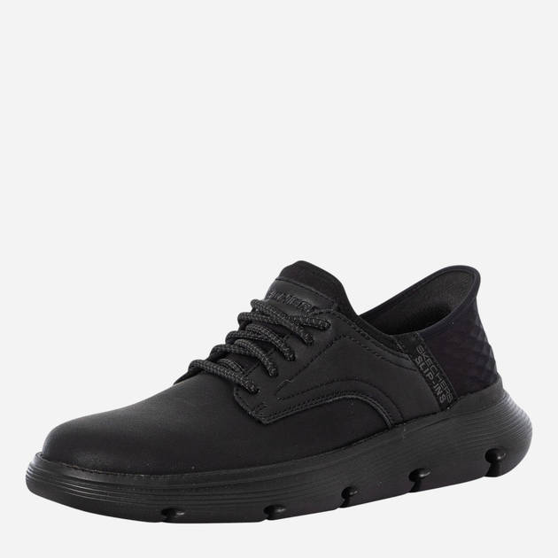 Buty derby męskie skórzane Skechers 205046-BBK 43 Czarne (196989359656) - obraz 2