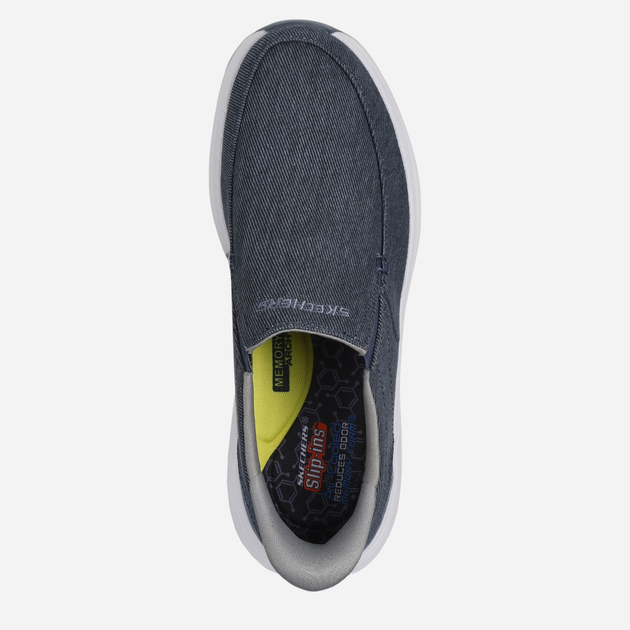 Buty wsuwane męskie Skechers 205356-NVY 43 Niebieskie (198376532598) - obraz 4