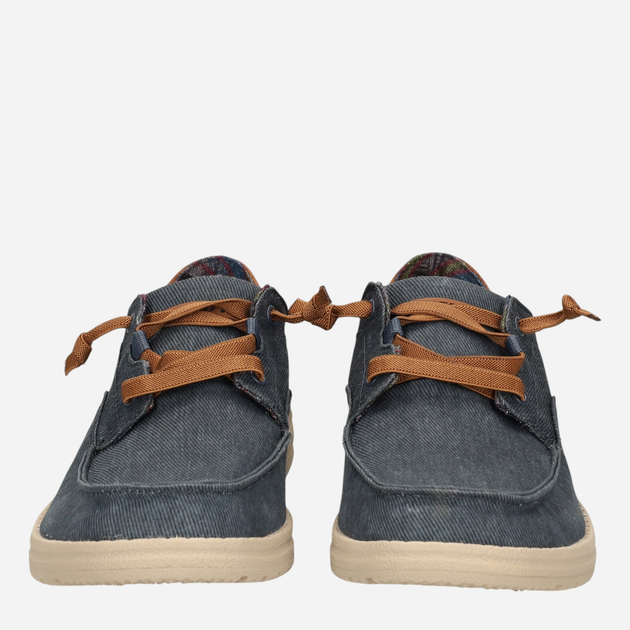 Чоловічі туфлі Skechers 210116-NVY 47.5 Сині (194428923956) - зображення 4