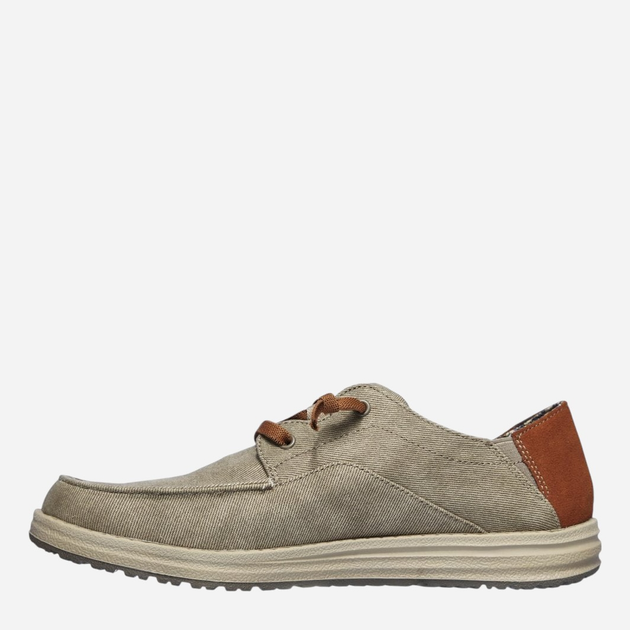 Чоловічі туфлі Skechers 210116-TPE 46 Сіро-бежеві (194428924076) - зображення 3
