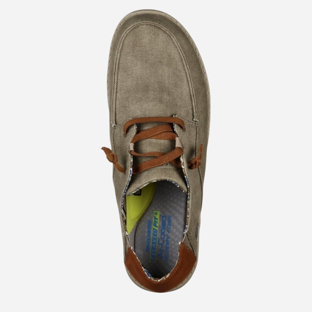 Чоловічі туфлі Skechers 210116-TPE 45.5 Сіро-бежеві (194428924069) - зображення 4