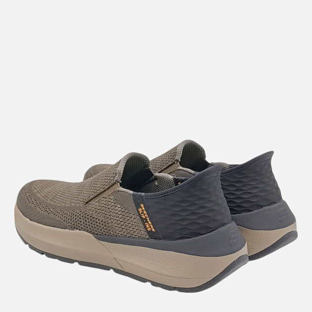 Buty wsuwane męskie Skechers 210546-OLBK 40 Oliwkowe (196989723006) - obraz 5