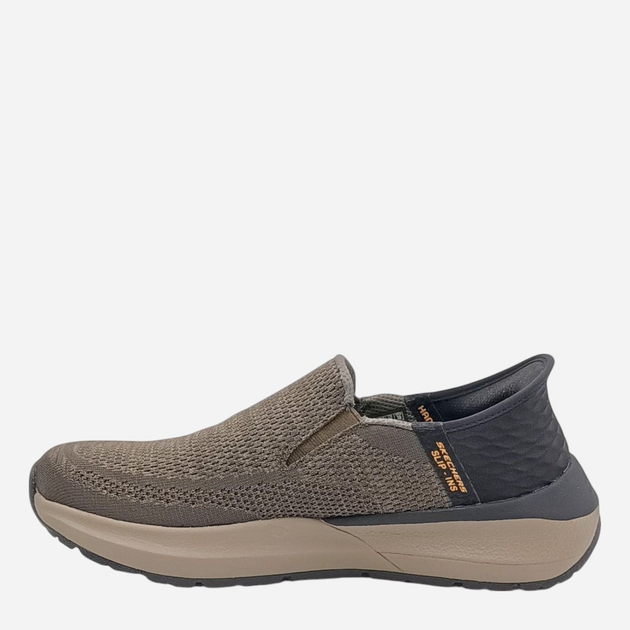 Чоловічі сліпони Skechers 210546-OLBK 48.5 Оливкові (196989723112) - зображення 3