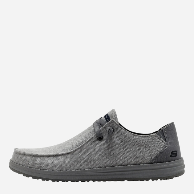 Mokasyny męskie Skechers 210726-GRY 42 Szare (196989358857) - obraz 3