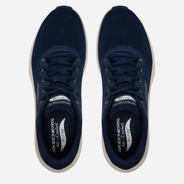Чоловічі кросівки Skechers 232700-NVY 45.5 Темно-сині (197627012810) - зображення 4