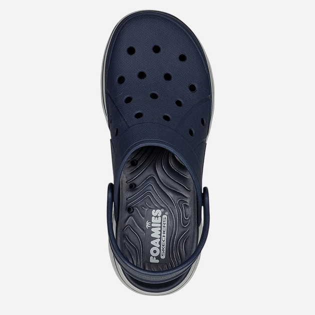 Chodaki męskie gumowe Skechers 243032-NVY 42.5 Niebieskie (196311451416) - obraz 4