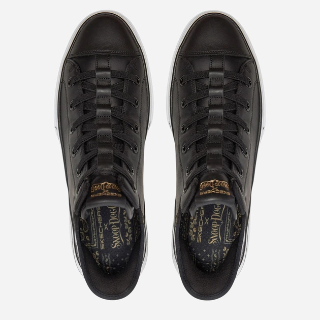 Чоловічі кеди Skechers 251016-BKW 46 Чорні (197627217277) - зображення 4