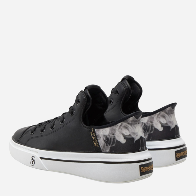 Sneakersy męskie skórzane Skechers 251016-BKW 42.5 Czarne (196989691527) - obraz 3