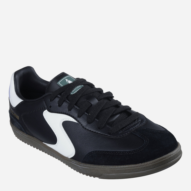 Tenisówki męskie do kostki Skechers 254150-BKW 48.5 Czarne (198376193416) - obraz 2